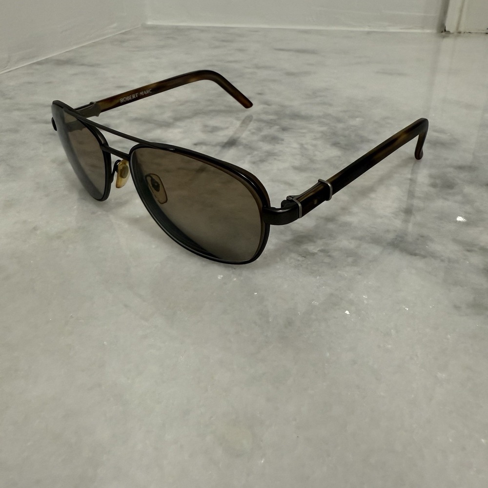 Robert Marc Eyeglass Frames Handmade France Tortoise Aviator 765-336